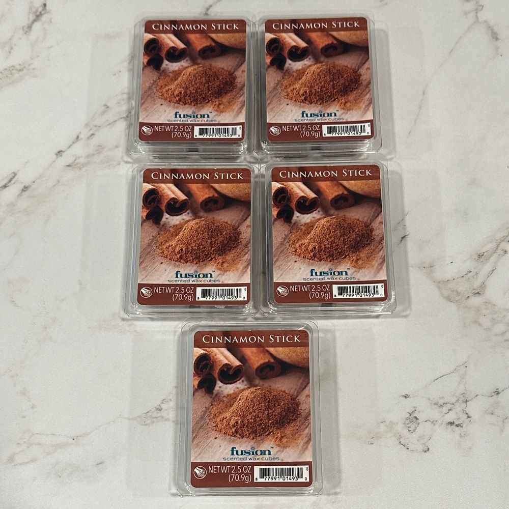 Fusion CINNAMON STICK 2.5oz Scented Wax Melt Lot of 5 NEW